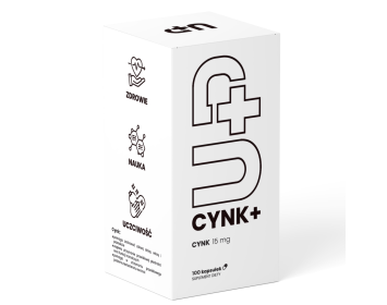 UP CYNK+ 100 kapsułek diglicynianu cynku| UP Health Pharma