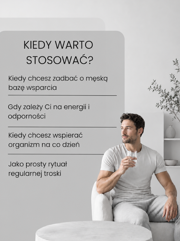 ZESTAW BAZOWY MĘŻCZYZNA | zestaw dla mężczyzn | UP Health Pharma